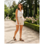Sandale dama negre din piele naturala cu talpa tip pana S27NB